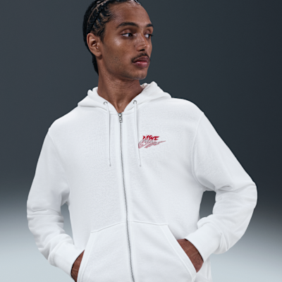 Nike Sportswear Club Men's French Terry Full-Zip Hoodie. Nike ID